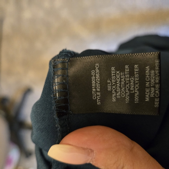 Trixxi Blue Wide Leg Jumpsuit Elegant High-Waisted Design - Picture 8 of 8